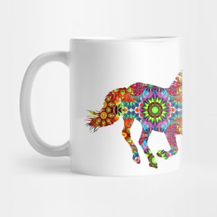 colorful horse Mug